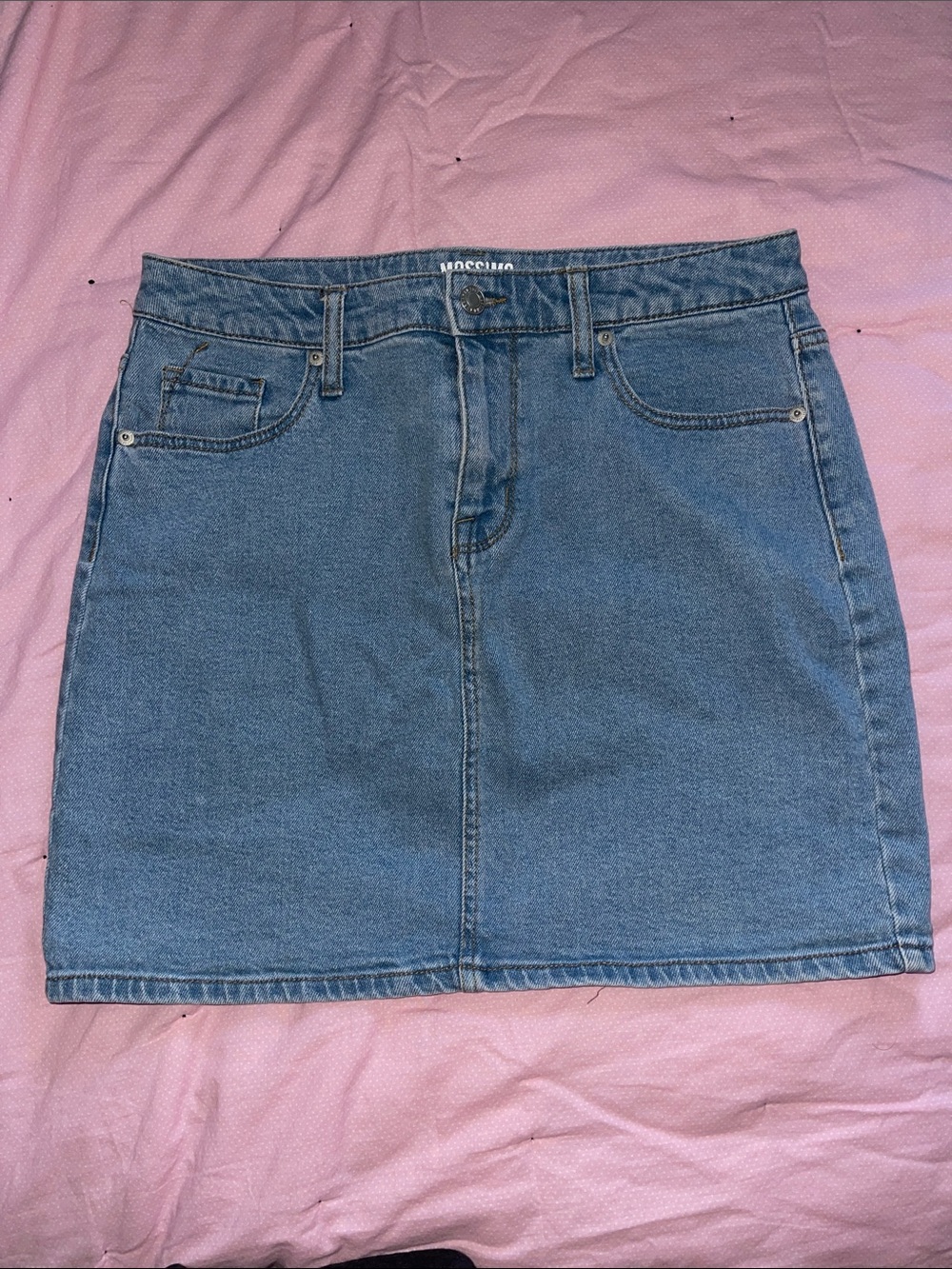 Mossimo Supply Co. Light Blue Denim Mini Skirt